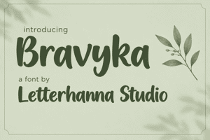 Related font Bravyka