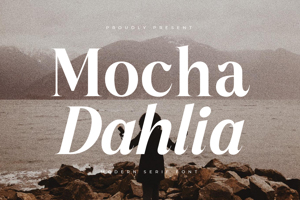 Related font Mocha Dahlia VERSION