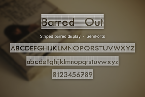 Related font Barred Out