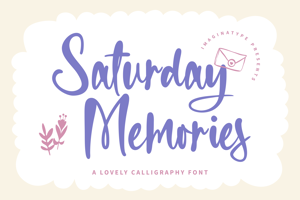 Related font Saturday Memories