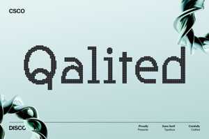 Related font Qalited Disco