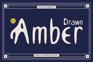 Related font CS Amber Drawn