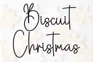 Related font Biscuit Christmas