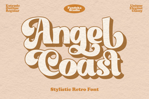 Related font Angel Coast