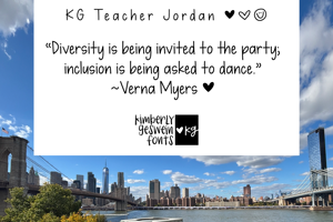 Related font KG Teacher Jordan