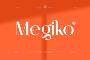 Related font Megiko