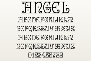 Related font Angel