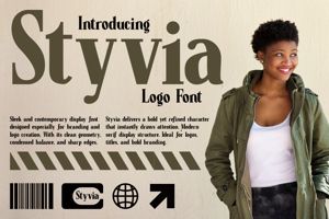Related font Styvia