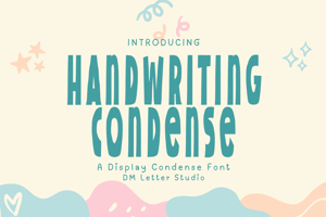 Handwriting Condense