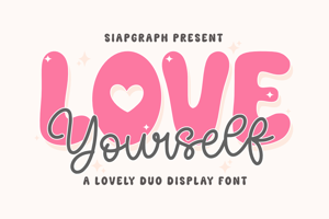 Related font Love Yourself Duo