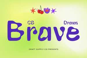 Related font CS Brave Drawn
