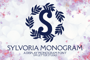 Related font Sylvoria Monogram