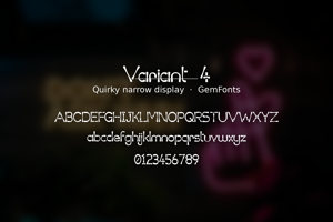 Related font Variant 4