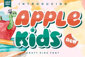Related font Apple Kids