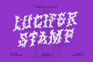 Related font CS Lucifer Stamp