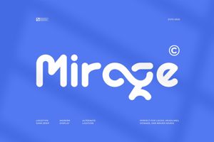 Related font Miroge