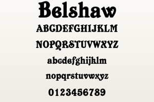 Related font Belshaw