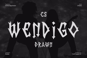 Related font CS Wendigo Drawn