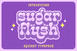 Related font Sugar Flush