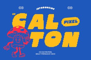 Related font CS Calton Pixel