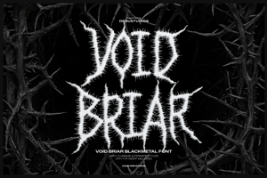 Related font Void Briar