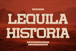 Related font Lequila Historia