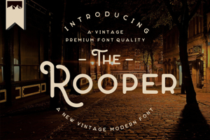 Related font The Rooper