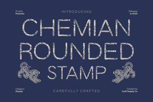 Related font Chemian Rounded Stamp