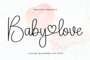 Related font Babylove