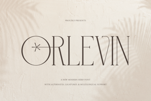 Related font Orlevin