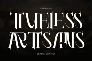 Related font TIMELESS ARTISANS