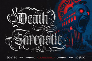 Related font Dark Ritual
