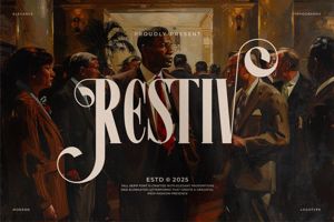 Related font Restiv