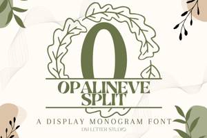 Opalineve Split Monogram