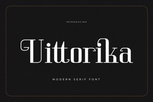 Related font Vittorika
