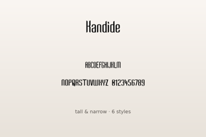 Related font Kandide