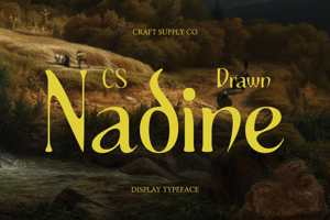 Related font CS Nadine Drawn
