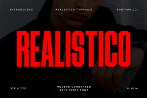 Related font Realistico