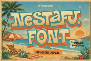 Related font Nestafu