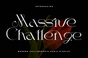 Related font Massive Challenge