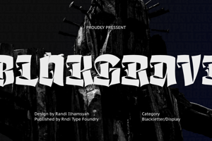 Related font BLOKGRAVE