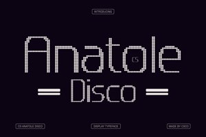 Related font CS Anatole Disco