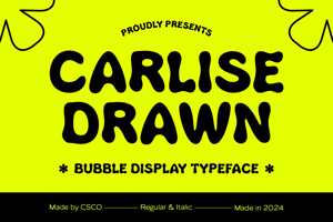 Related font Carlise Drawn