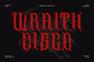 Related font CS Wraith Disco