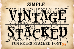 Simple Vintage Stacked