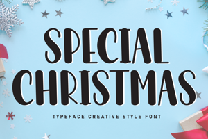 Related font Special Christmas