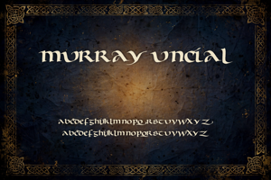 Related font Murray Uncial
