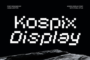 Kospix - Pixel Font