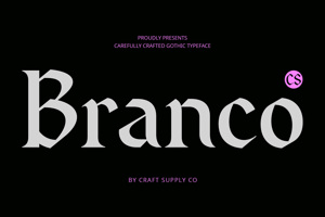 Related font CS Branco