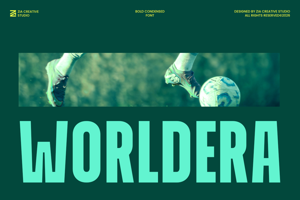 Related font ZIA Worldera